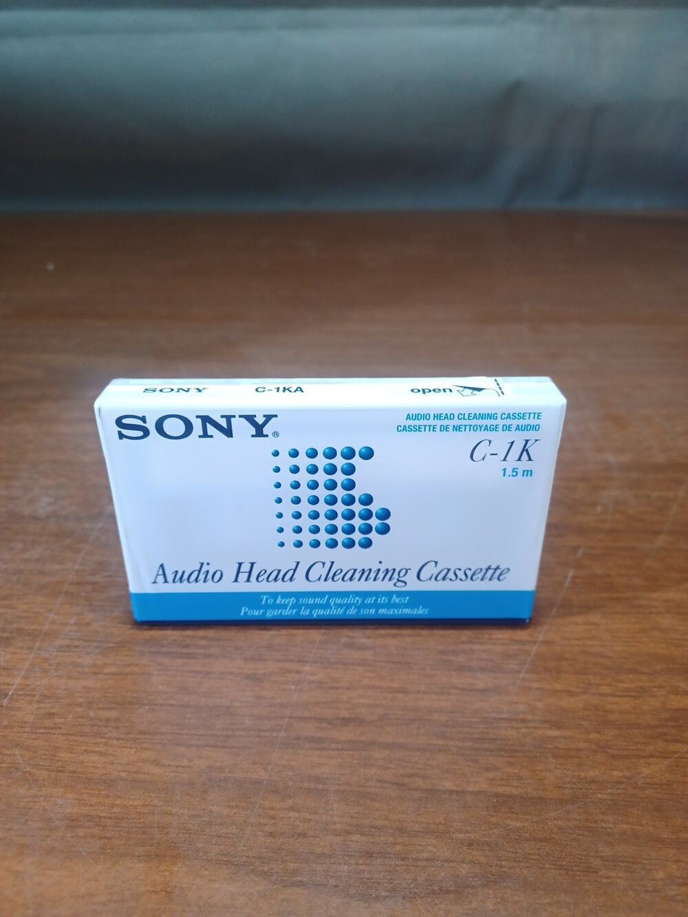NEW Sony C-1K Audio Head Cleaning Cassette Tape Sealed 1.5M Cleaner